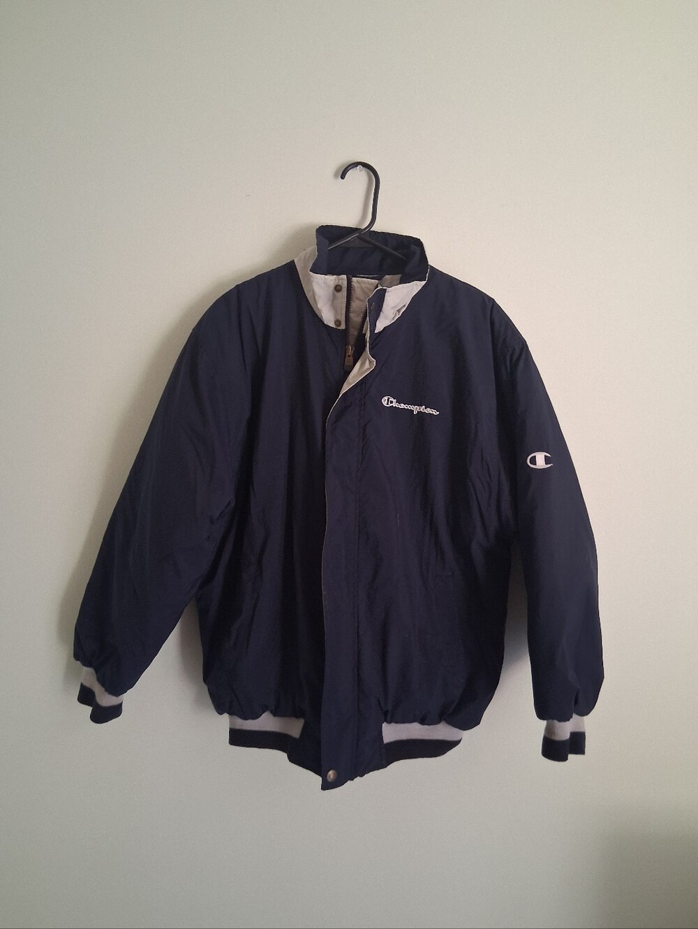 Vintage 90s Y2k Champion Puffer Bomber Jacket Mens XL